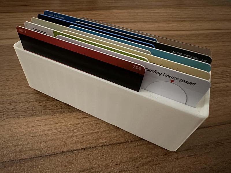 Gridifinity credit card holder