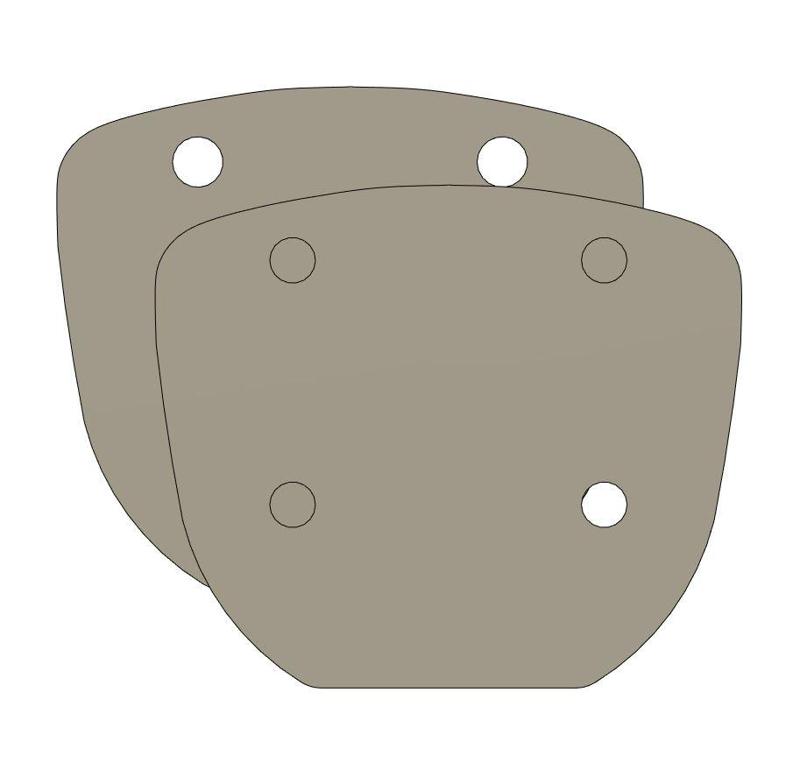 Ludwig Atlas Bass Drum Plates/Hole Covers