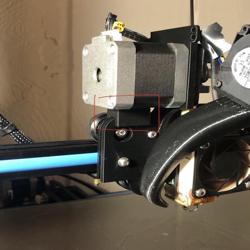 CR10 Clip/Spacer For Direct Drive Extruder