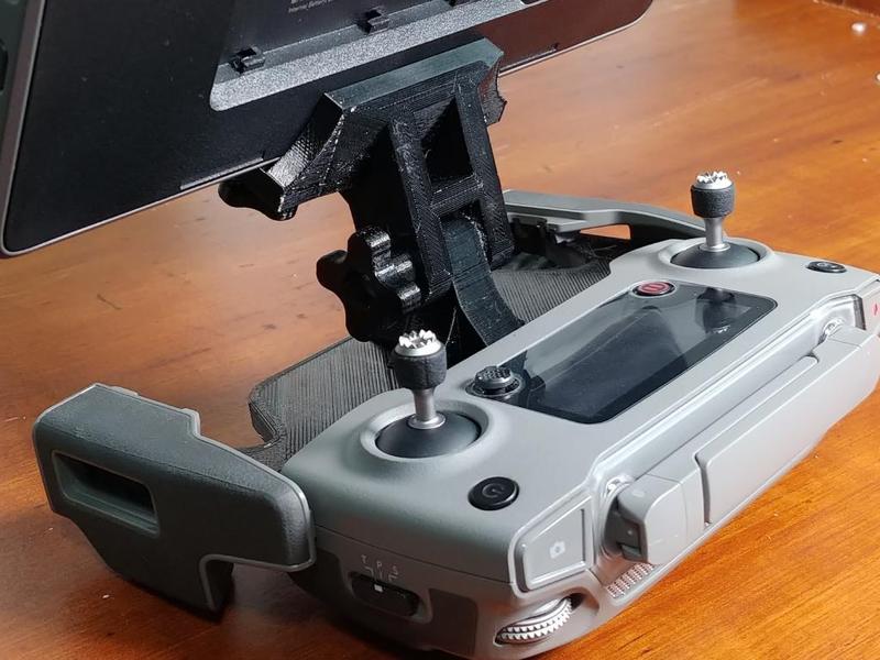 Mount and Controller Plate for DJI Crystalsky and Mavic 2 - V2