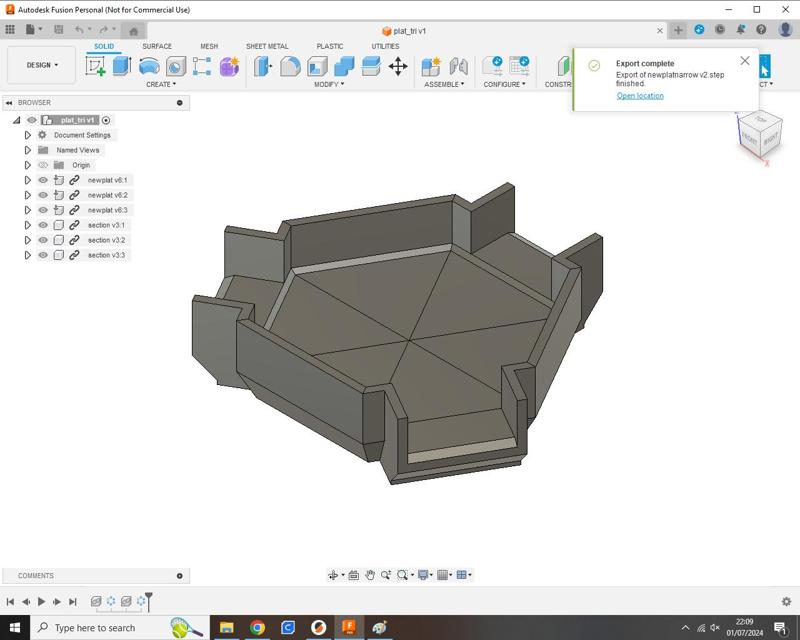 Plateau - step file constructors