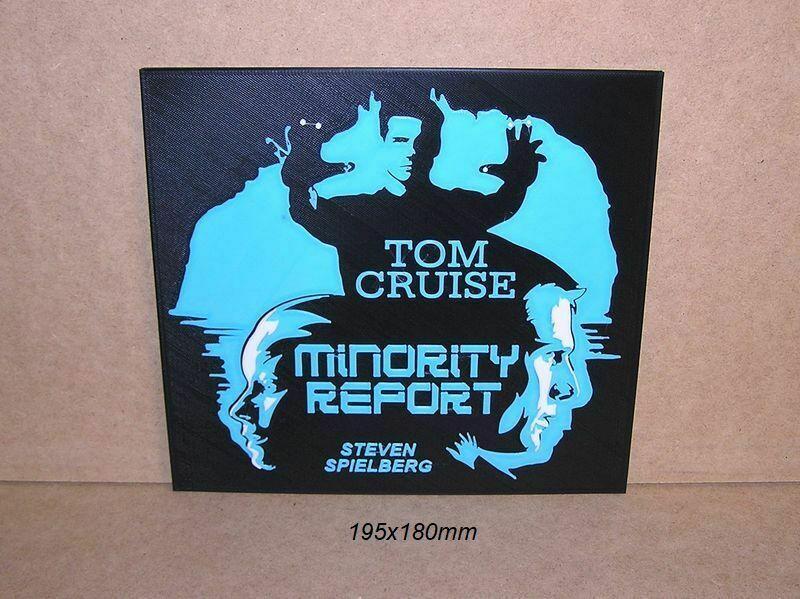 Minority Report, Tom Cruise, actor, protagonist, movie, police, action, poster, sign 3D Printing