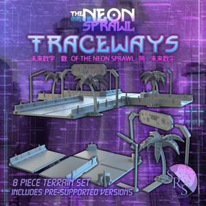 Cyberpunk Street Terrain Set