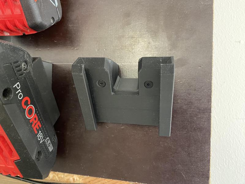 Bosch 18V battery holder angle adapter