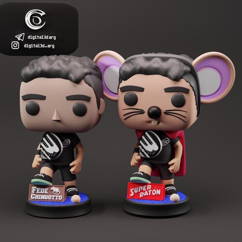 FUNKO FEDE CHINGOTTO THE "SUPER MOUSE" PADEL 🎾