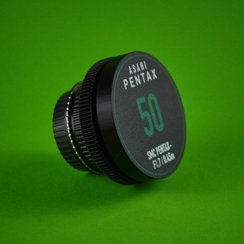 SMC PENTAX-A 50mm Focus Gear PRO with TPU insert