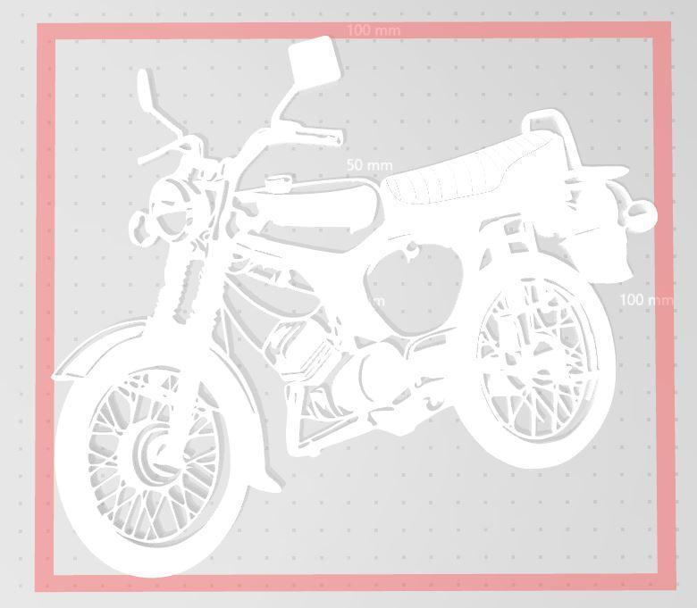 2D model Motorky Simson