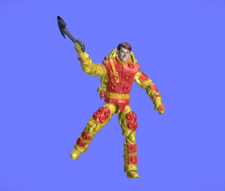 GI-JOE NEW FLAMETHROWER FIGURE - 3D SCAN