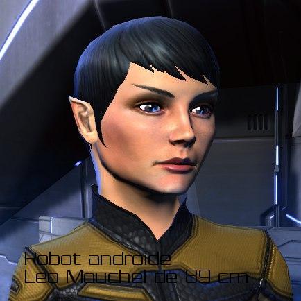 Leo Mouchel human android robot, 89 cm high