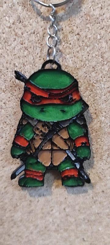 Michelangelo Ninja Turtles Keychain