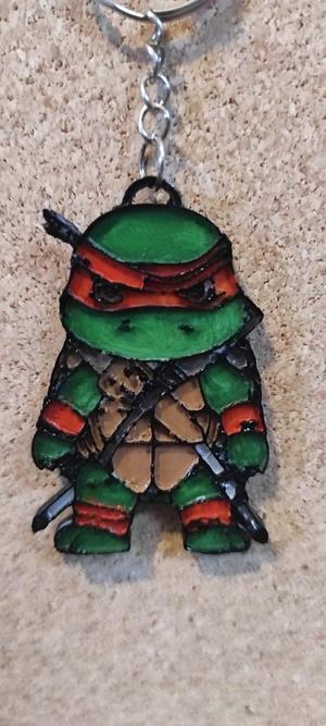 Michelangelo Ninja Turtles Keychain