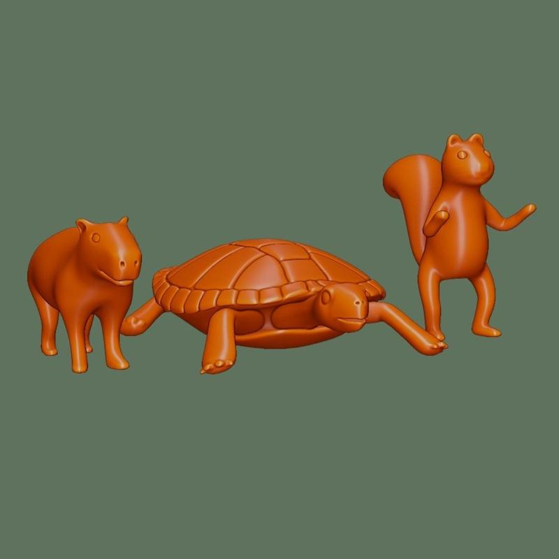Cartoon animals
