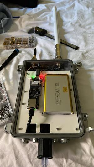 Meshtastic Nebra IP67 mounting plate