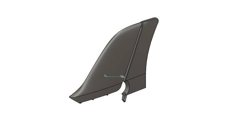 Volantex Phoenix 2400 vertical stabilizer - base model