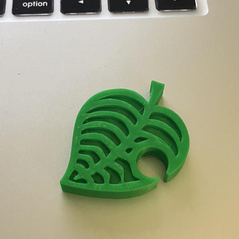 Animal Crossing Leaf Trinket