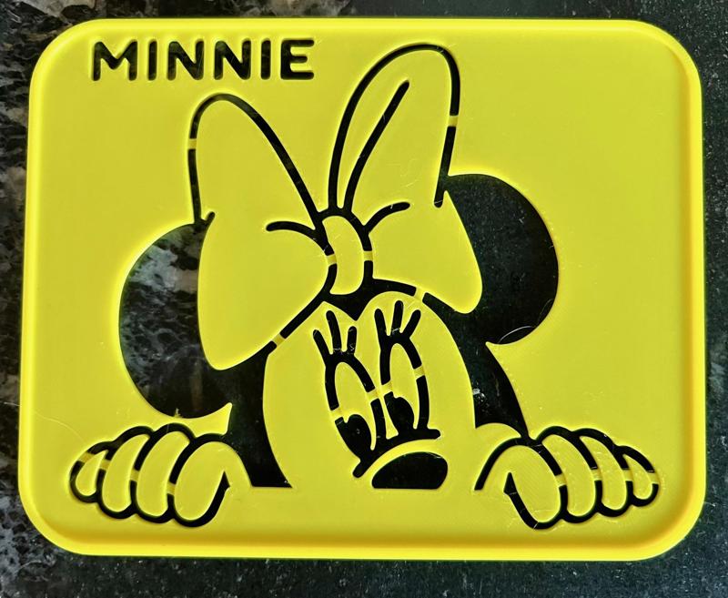 Minnie Drawing Template