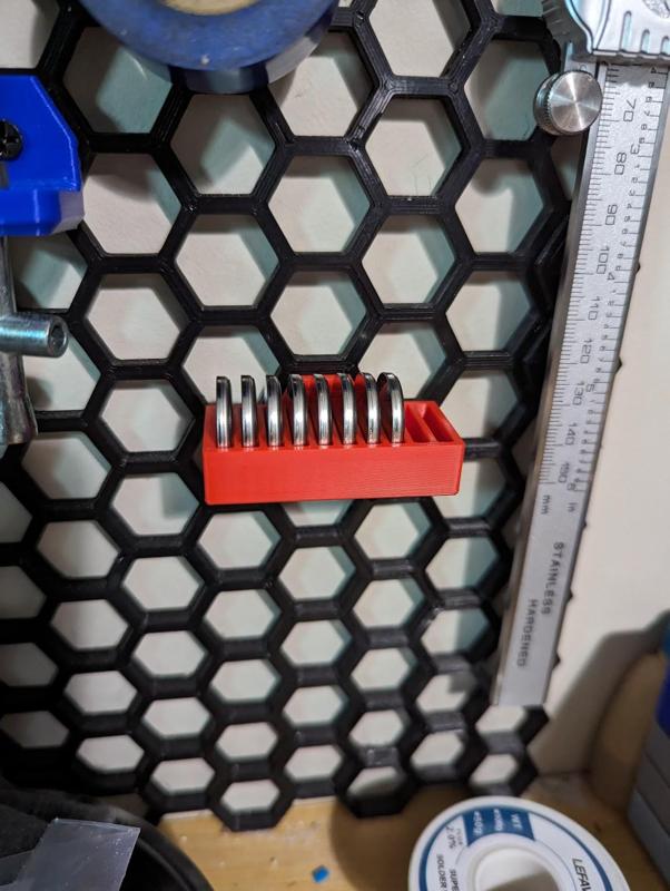 CR2032 holder for Honeycomb Storage Wall HSW