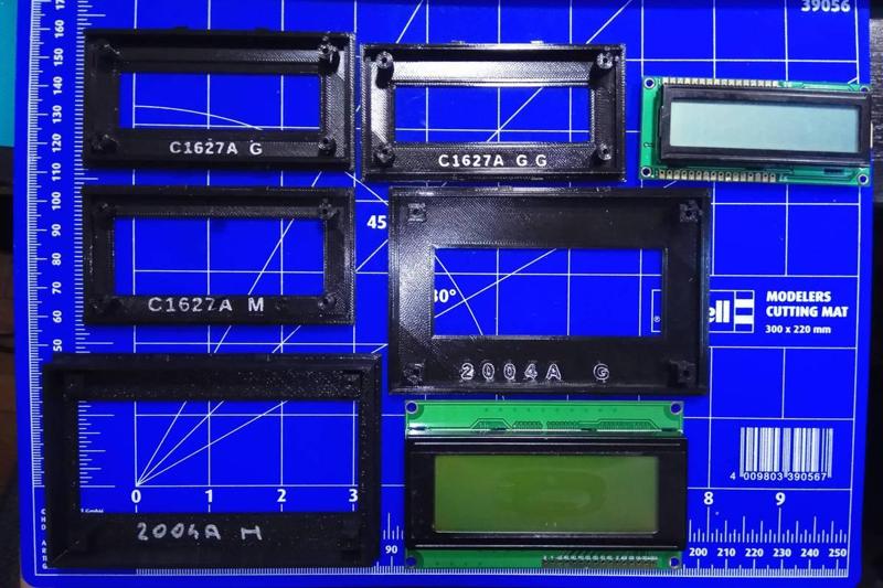 Universal Mounting Mask for LCD Modules