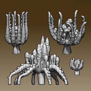 Tentacle Shroom - fantasy mushroom mini