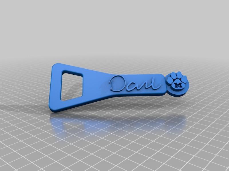 MU Dane Signature Bottle Opener