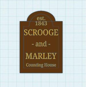 Scrooge & Marley Sign