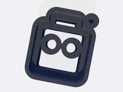 Keychain Santa Claus