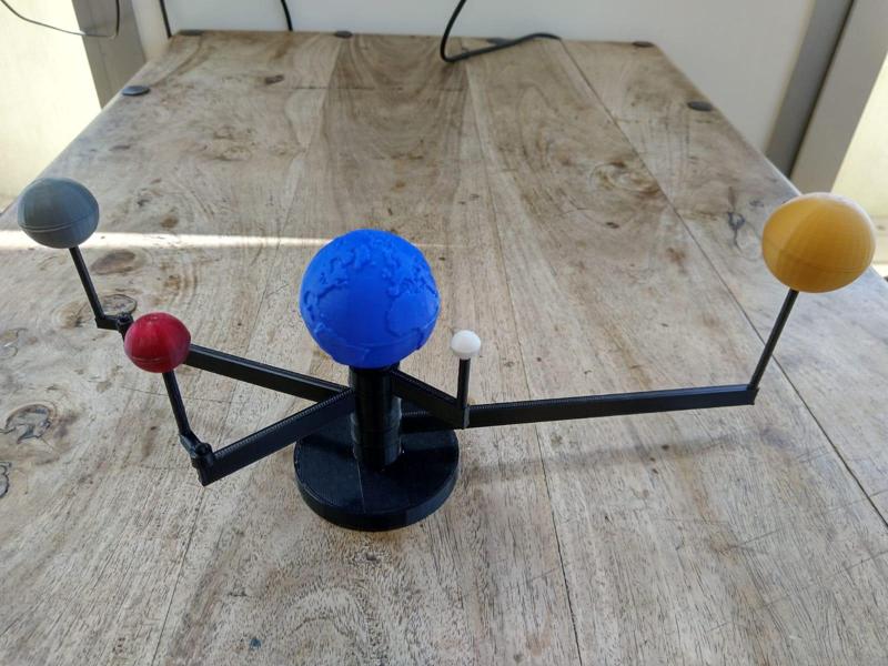 Ptolemaic geocentric solar system model