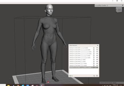 Maniqui femenino (femele) 30cm split