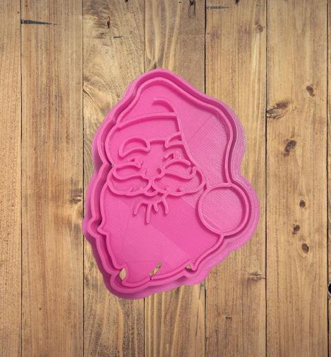 Cookie Cutter / Stamp (Santa Claus)