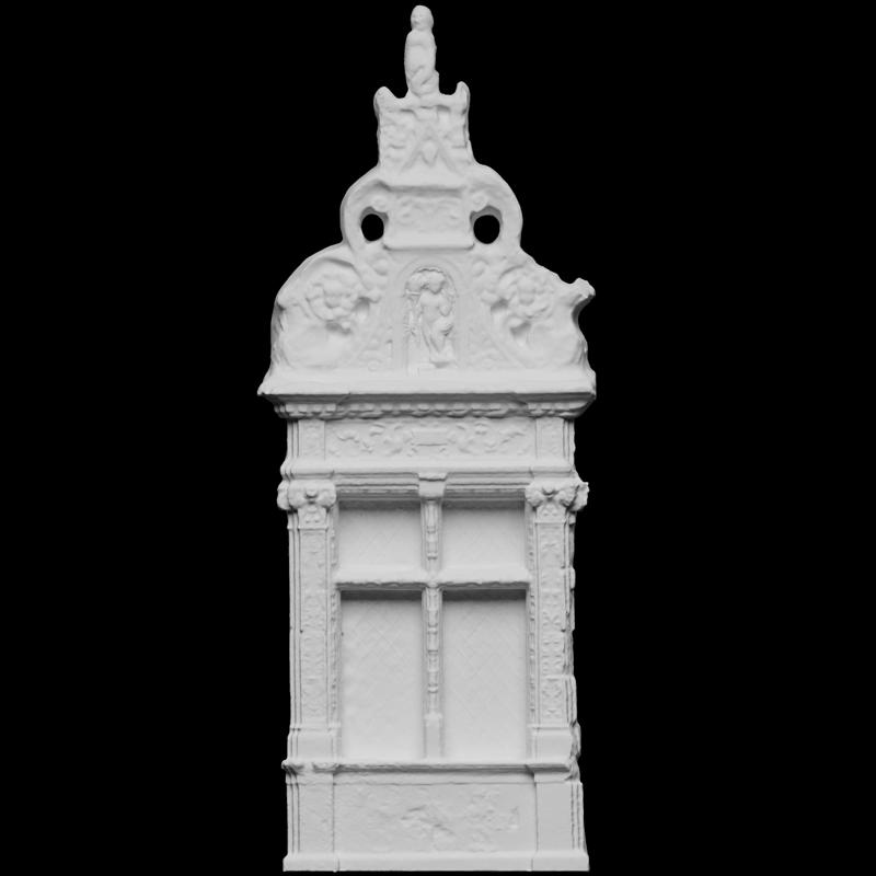 Skylight window in the Château de Puyguilhem