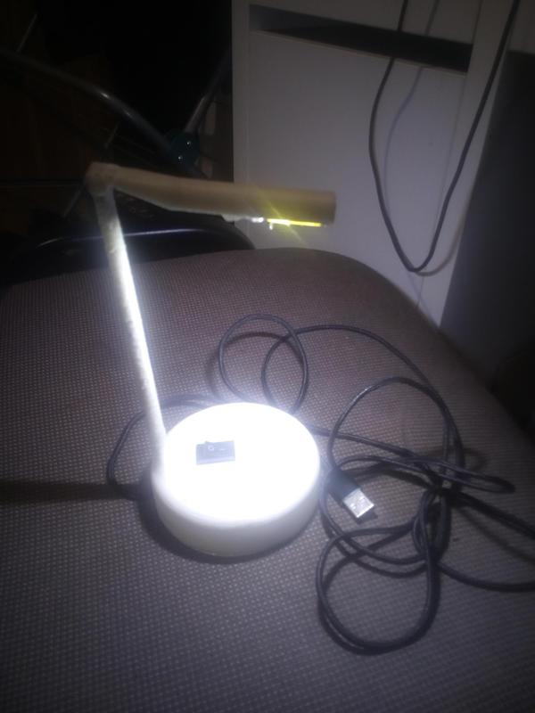 Lamp with battery (Lampka z baterią)