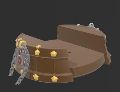 GOD OF WAR PS5 VERTICAL STAND HEFESTO 3D