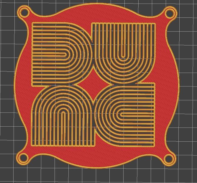 Dune artwork logo fan grille