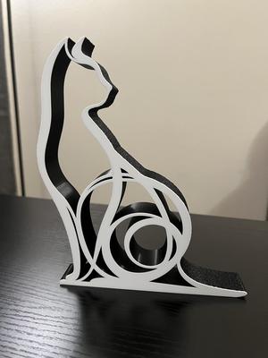 Artistic Cat Statue (improved)