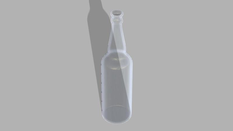 Glass Soda Bottle