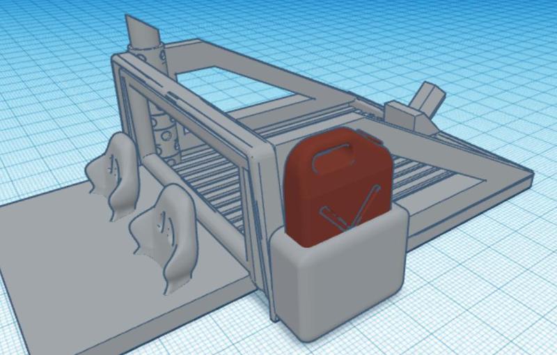 scx24 Jeep Flat Bed 1/24