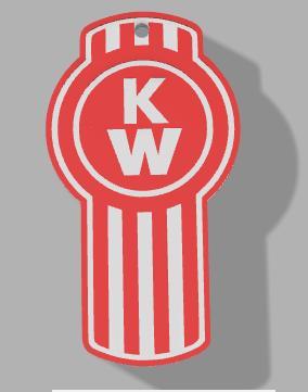 Kenworth logo keychain