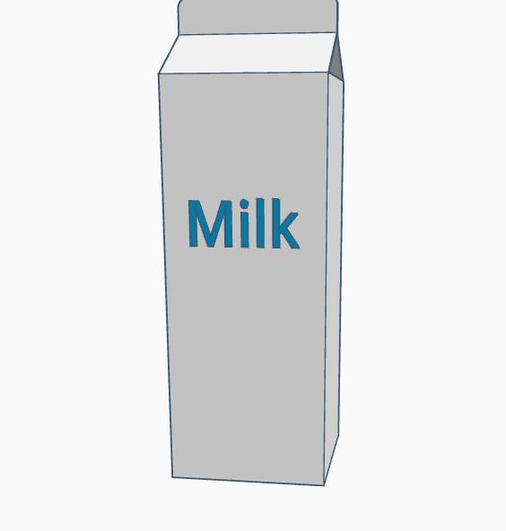 Cartoon of milk
