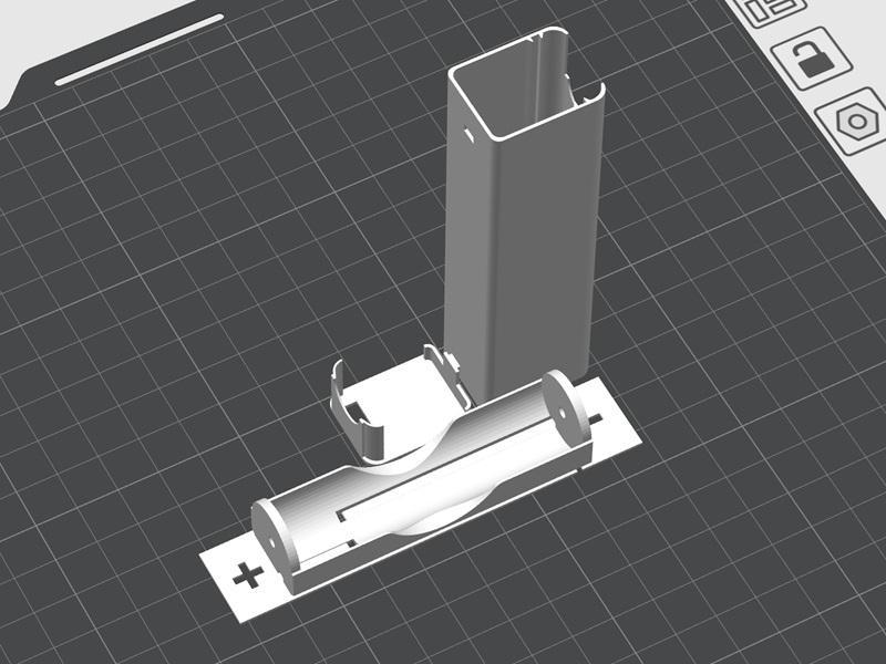 18650 battery upgrade for common PIR night light