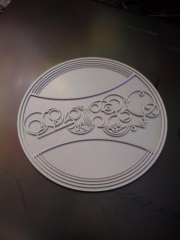 Circular Gallifreyan Wallart - "Not one living thing is worth you"