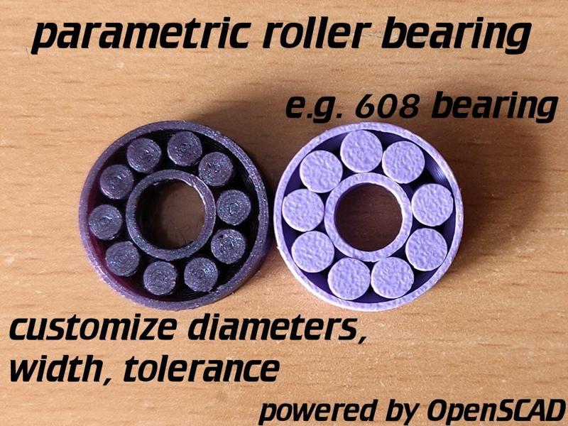 customizable roller bearing
