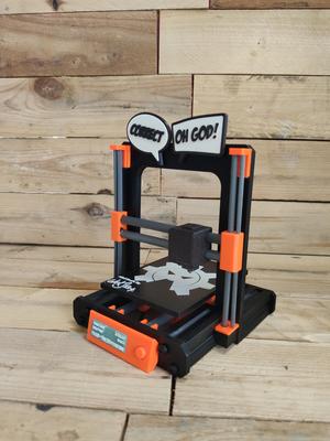 MICRO PRINTER DIORAMA FOR MINI DUDE BY WEKSTER - FIGURINE NOT INCLUDED