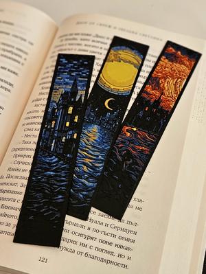 "Dusk, Moon and Dawn" - Bookmarks Set