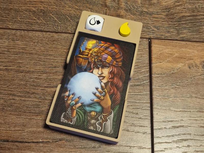 Card, Dice and Flame oranizer for Quacks