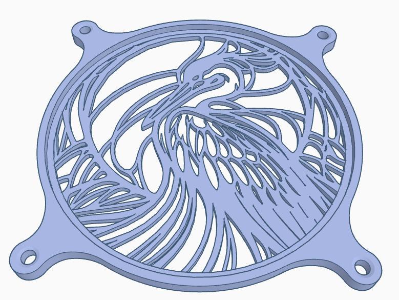 Fan cover: Hern (120 mm)