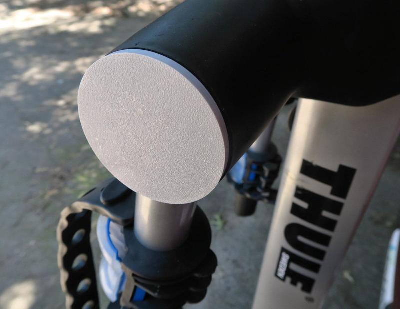 Dust cap for Thule bicycle carrier