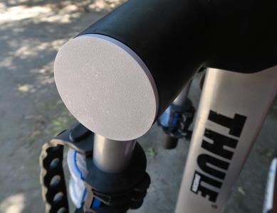 Dust cap for Thule bicycle carrier