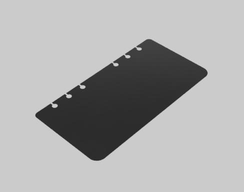 Filofax Personal size divider/backer