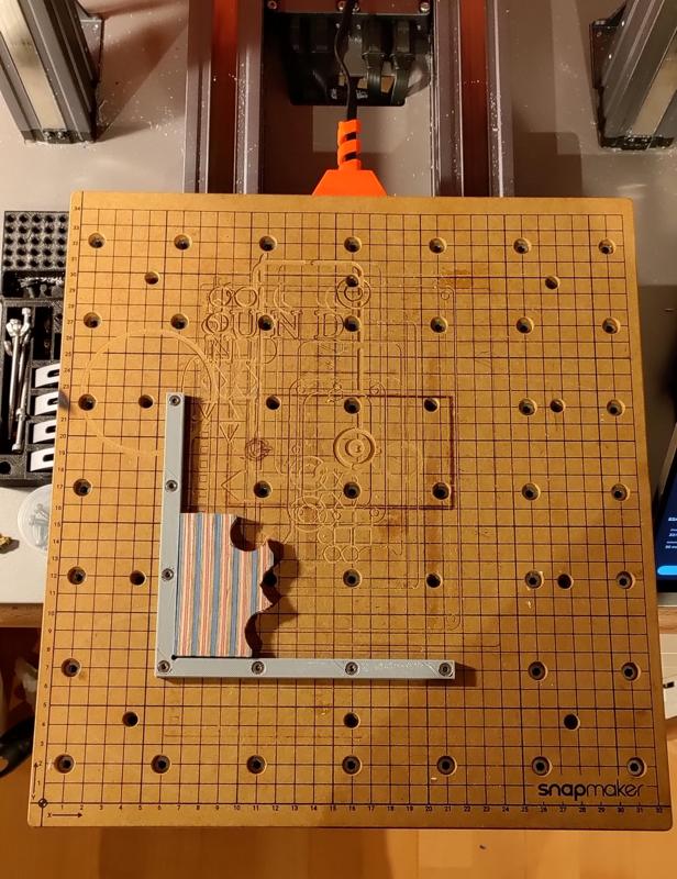 Snapmaker 2.0 CNC angle for alignment