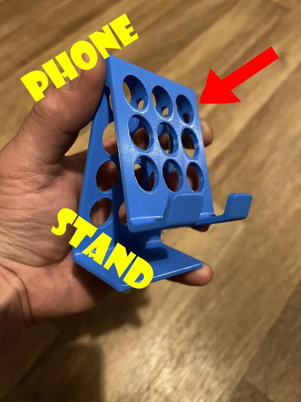 Stojan na mobilní telefon, držák